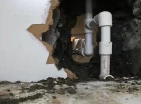 光明厨房下水管道漏水检测